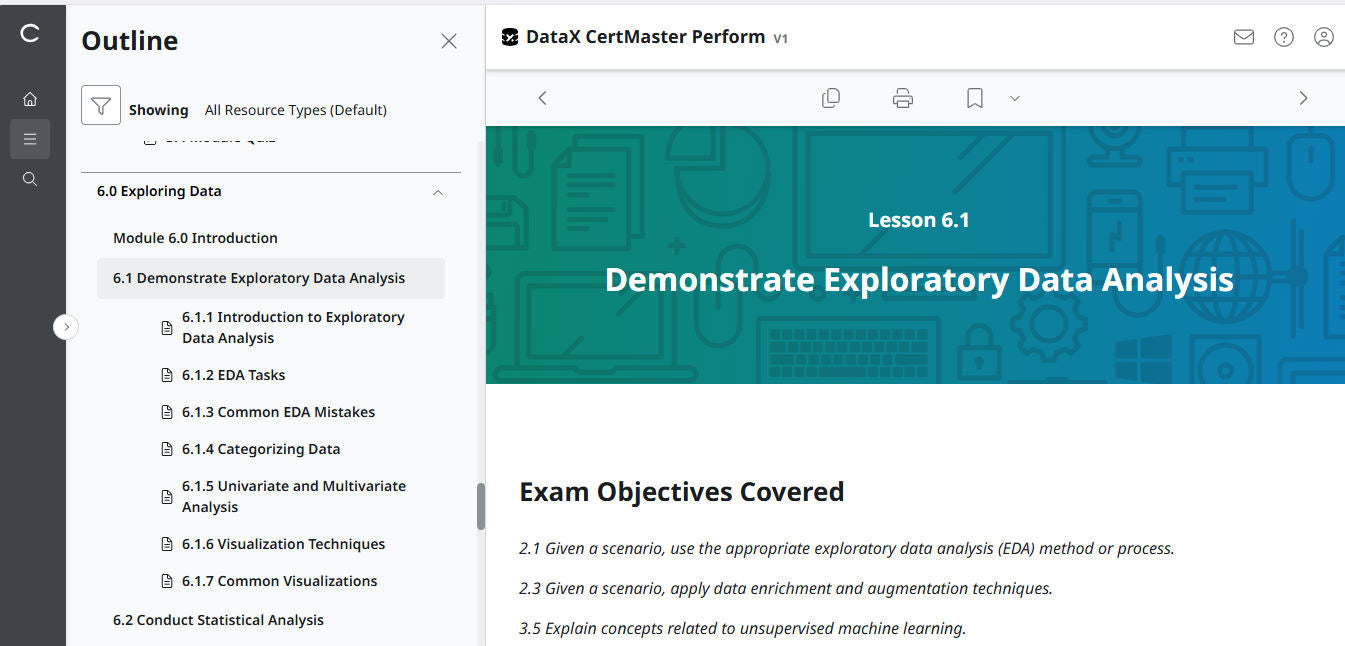 Best Price Guarantee ✅ CompTIA DataX CertMaster Perform (V1)