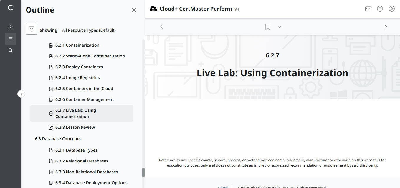 CompTIA Cloud+ CertMaster Perform (CV0-004)