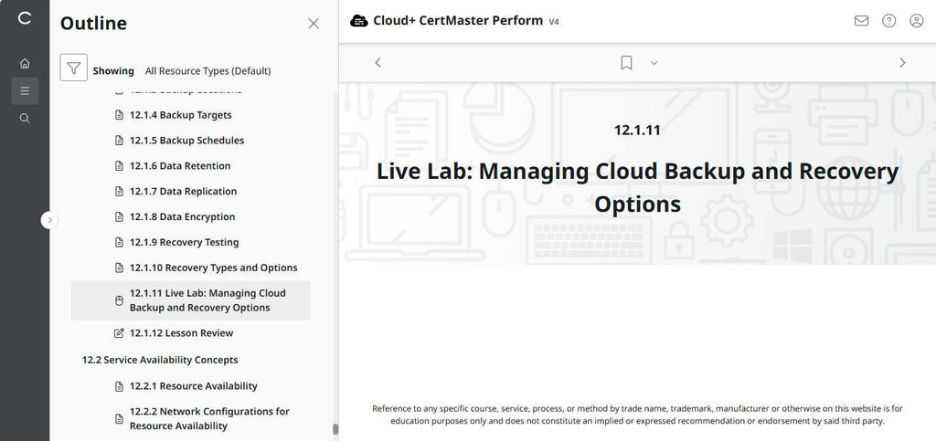 CompTIA Cloud+ CertMaster Perform (CV0-004)